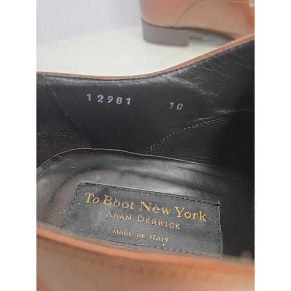 To Boot New York Men’s Brandon Cap Toe Oxford Brown Leather 12981 US 10 Italian main image 4